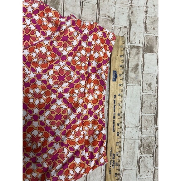 Lands' End Women's 2 Pink Orange Yellow Medallion Swim Skirt Modest XS - Picture 6 of 7